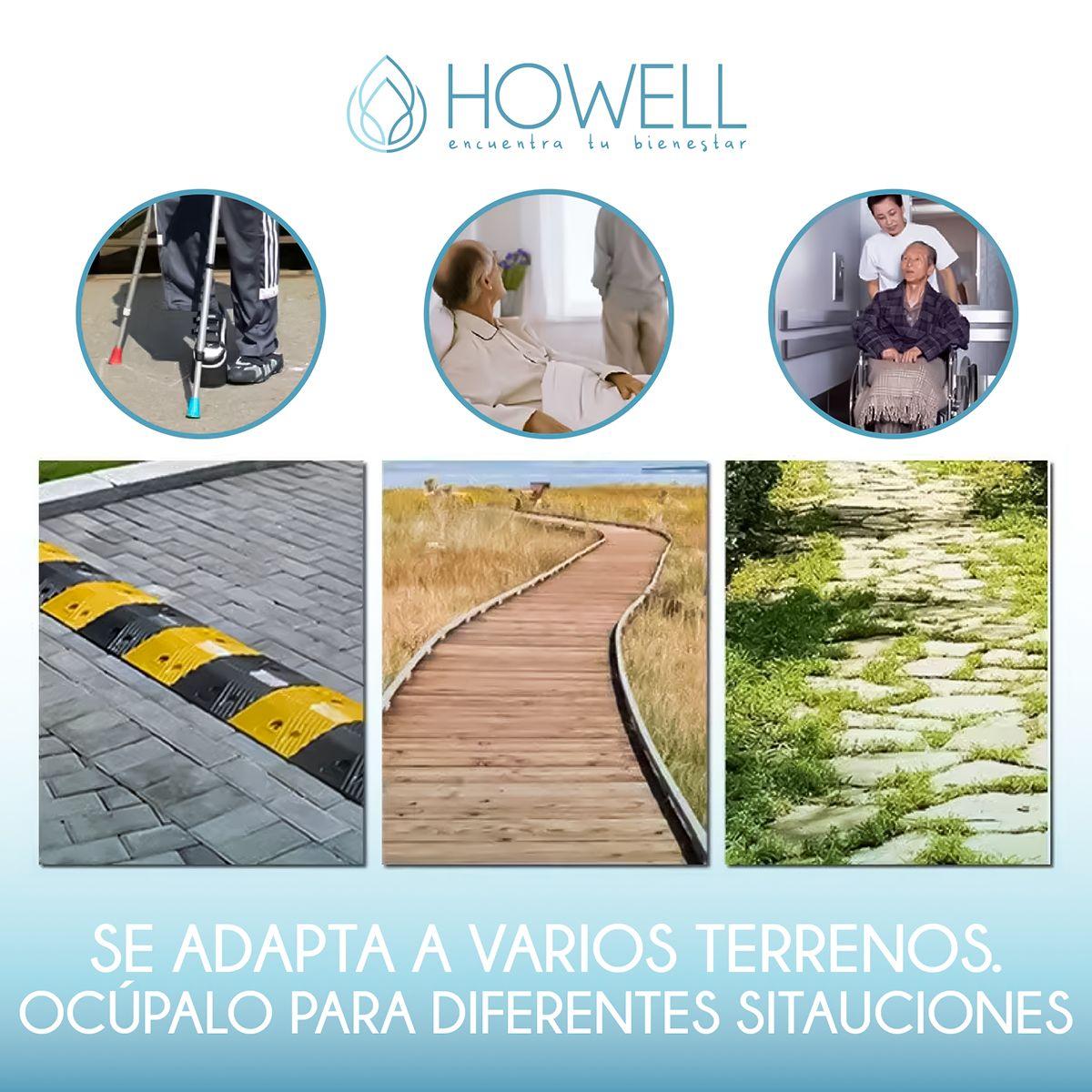Burrito Ortopedico Andador Howell 4 Ruedas Freno y Asiento-8