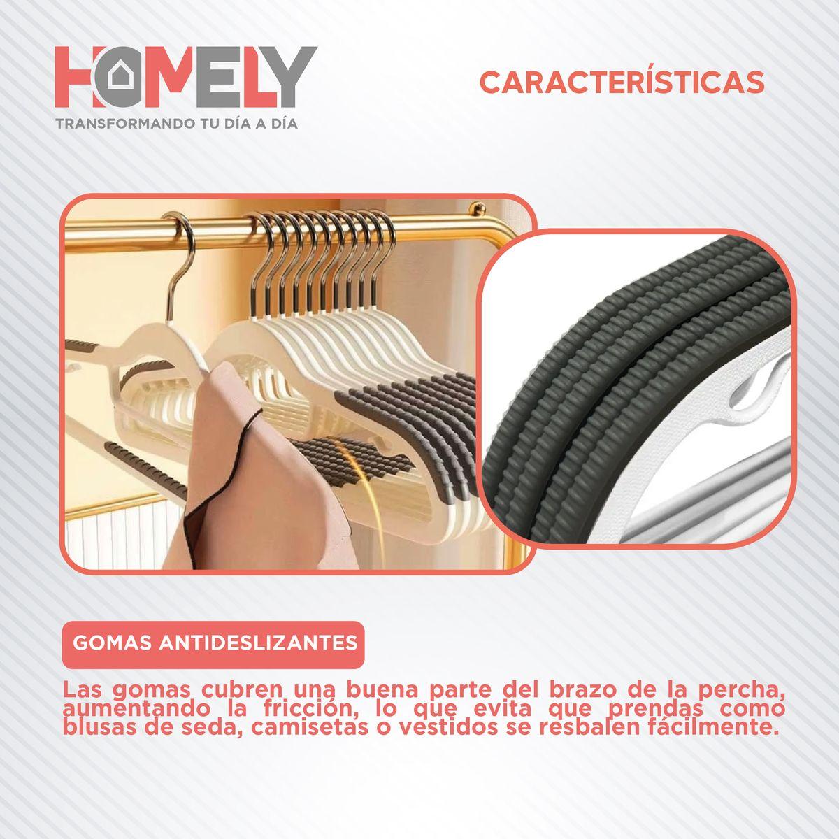 Colgadores Ganchos De Ropa Pantalon Homely Percha Set 50 U-4