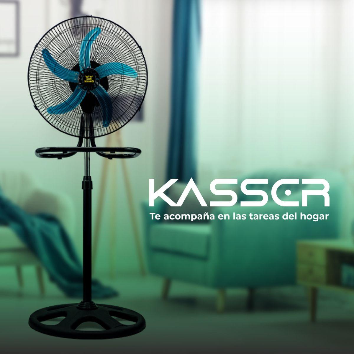 Pack x2 Ventilador 3 en 1 Industrial Kasser 5 Aspas 18P-9