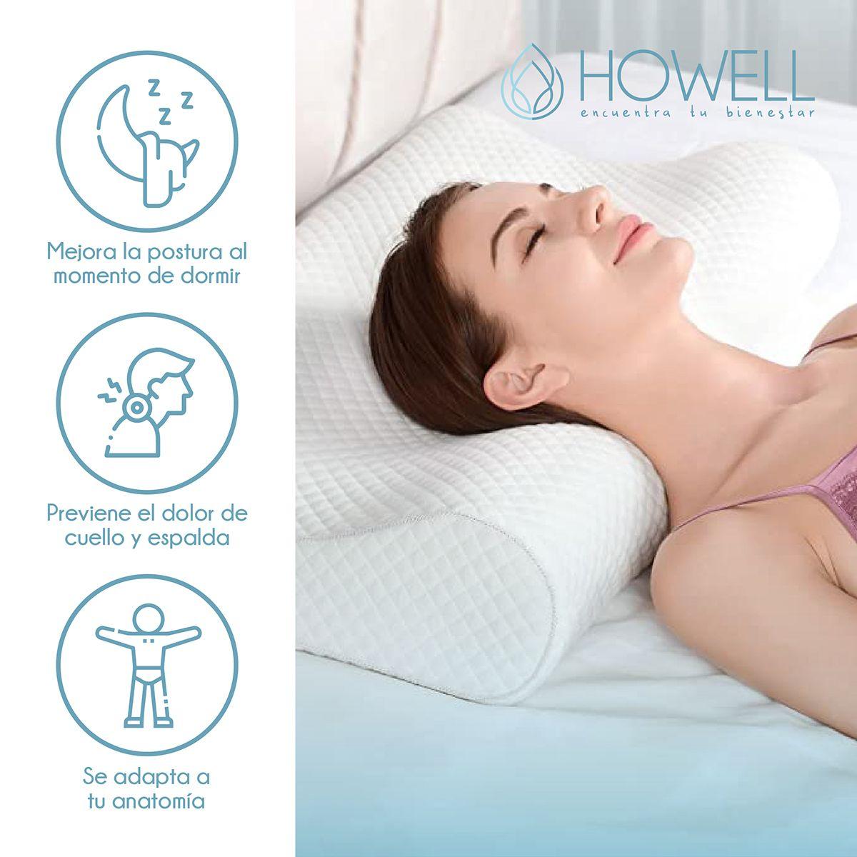 Pack Almohada Ortopédica Y Cojín Piernas Memory Terapeuticas-3