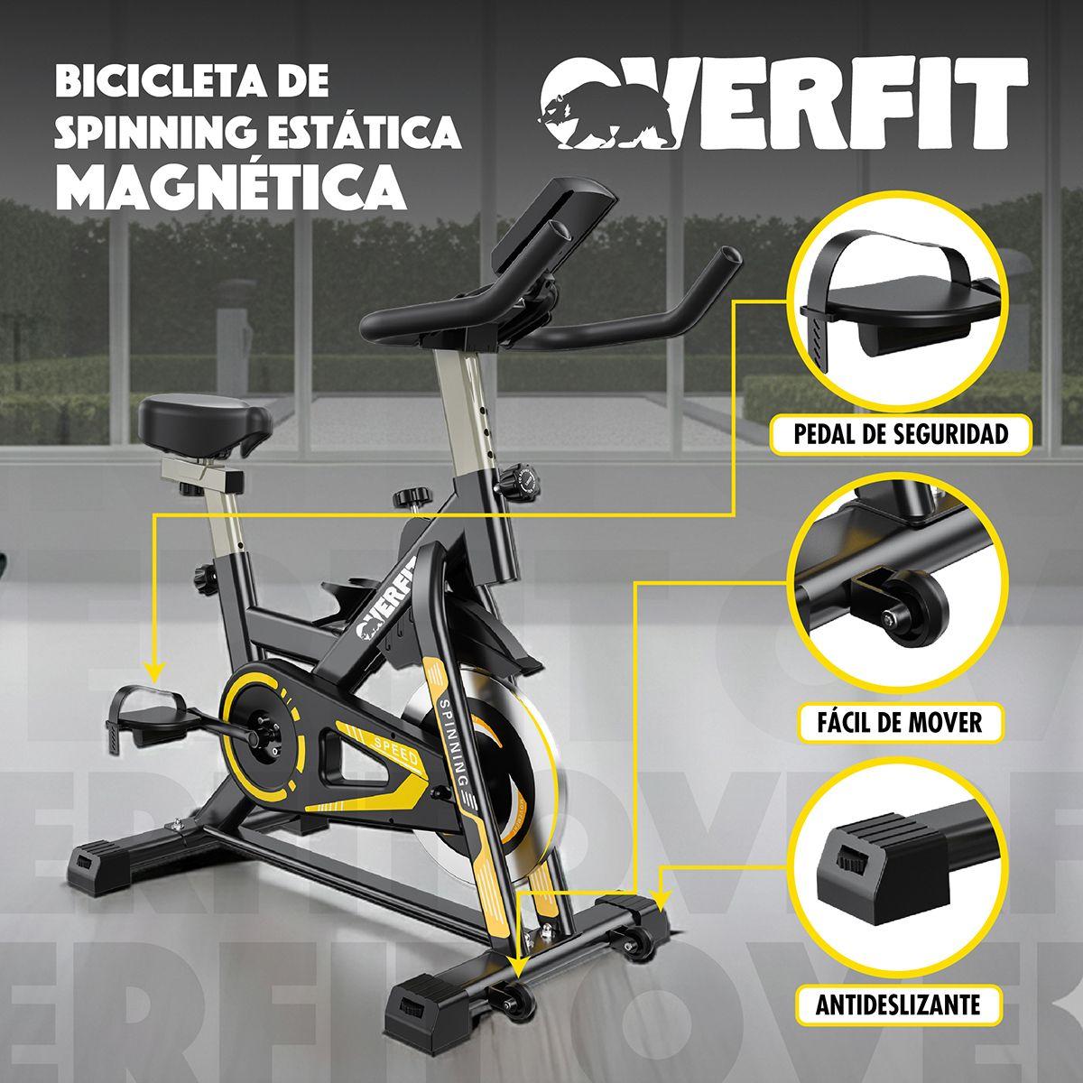 Bicicleta Spinning Magnetica Pro Overfit Estatica Gym 6kg-2