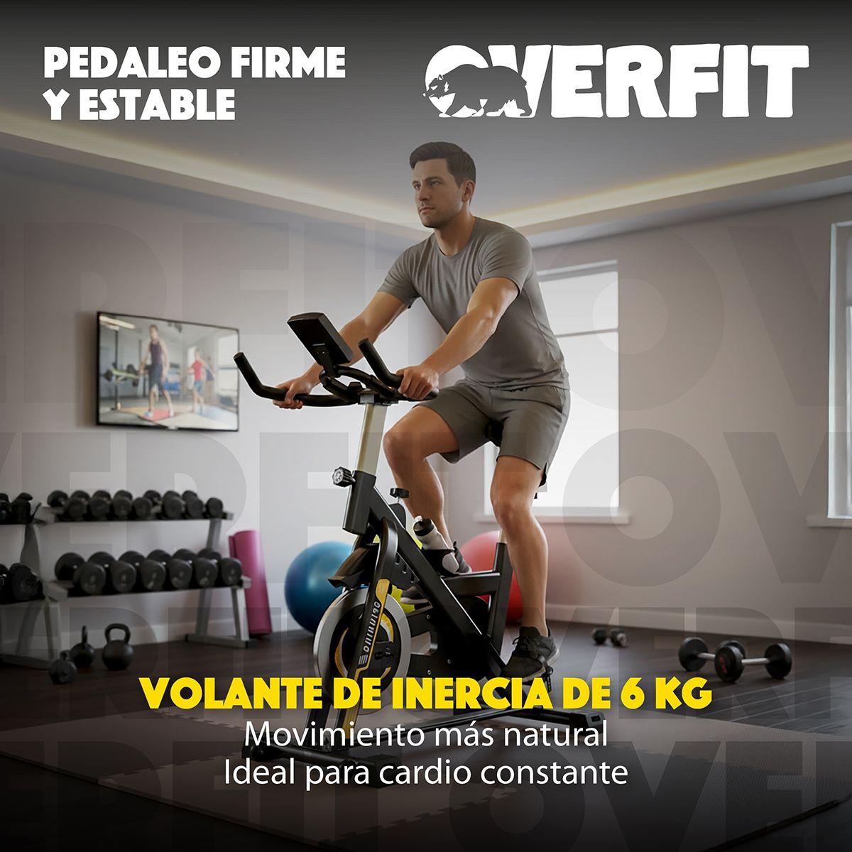 Bicicleta Spinning Magnetica Pro Overfit Estatica Gym 6kg-6
