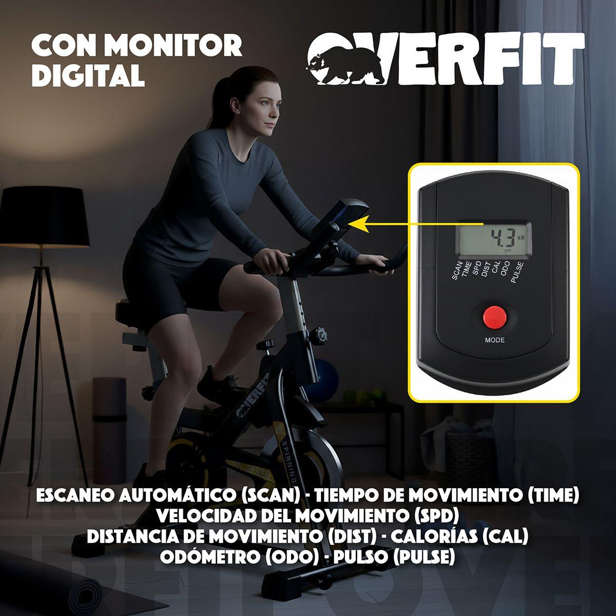 Bicicleta Spinning Magnetica Pro Overfit Estatica Gym 6kg-7