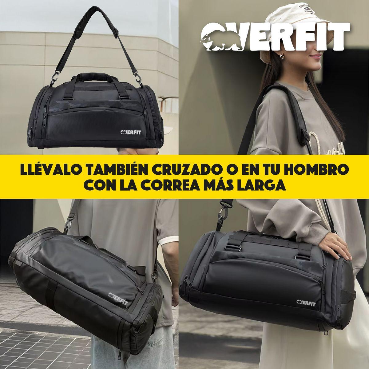 Bolso Gym Deportivo Duffel Overfit 45L Gimnasio Entrenamient-7