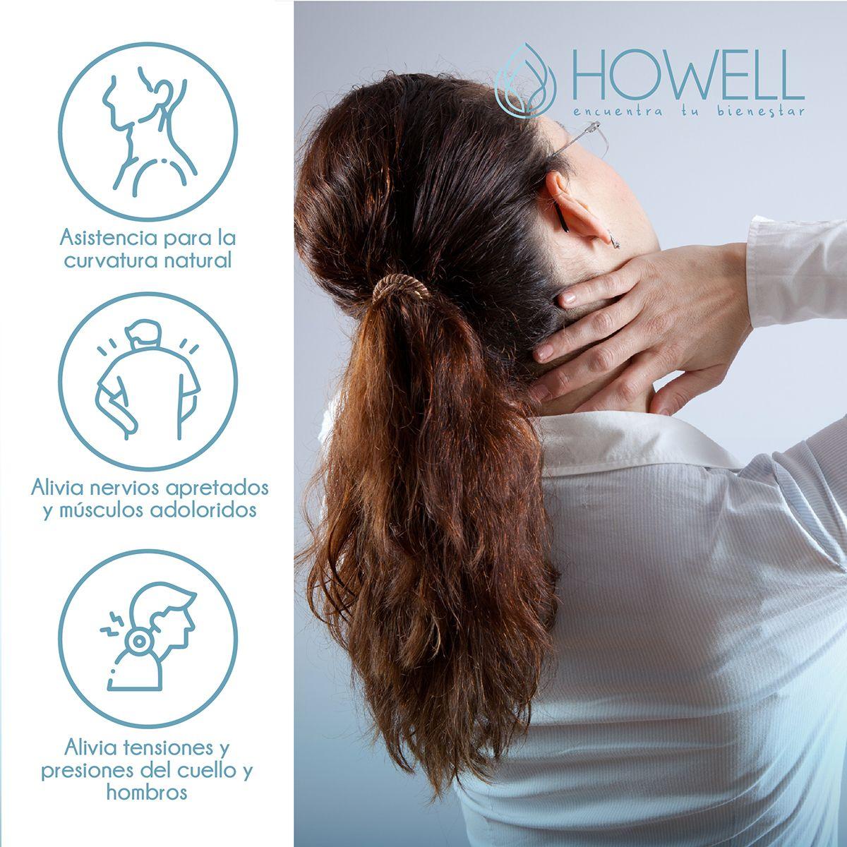 Almohada Tracción Cervical Quiropráctica Relajante Howell-2