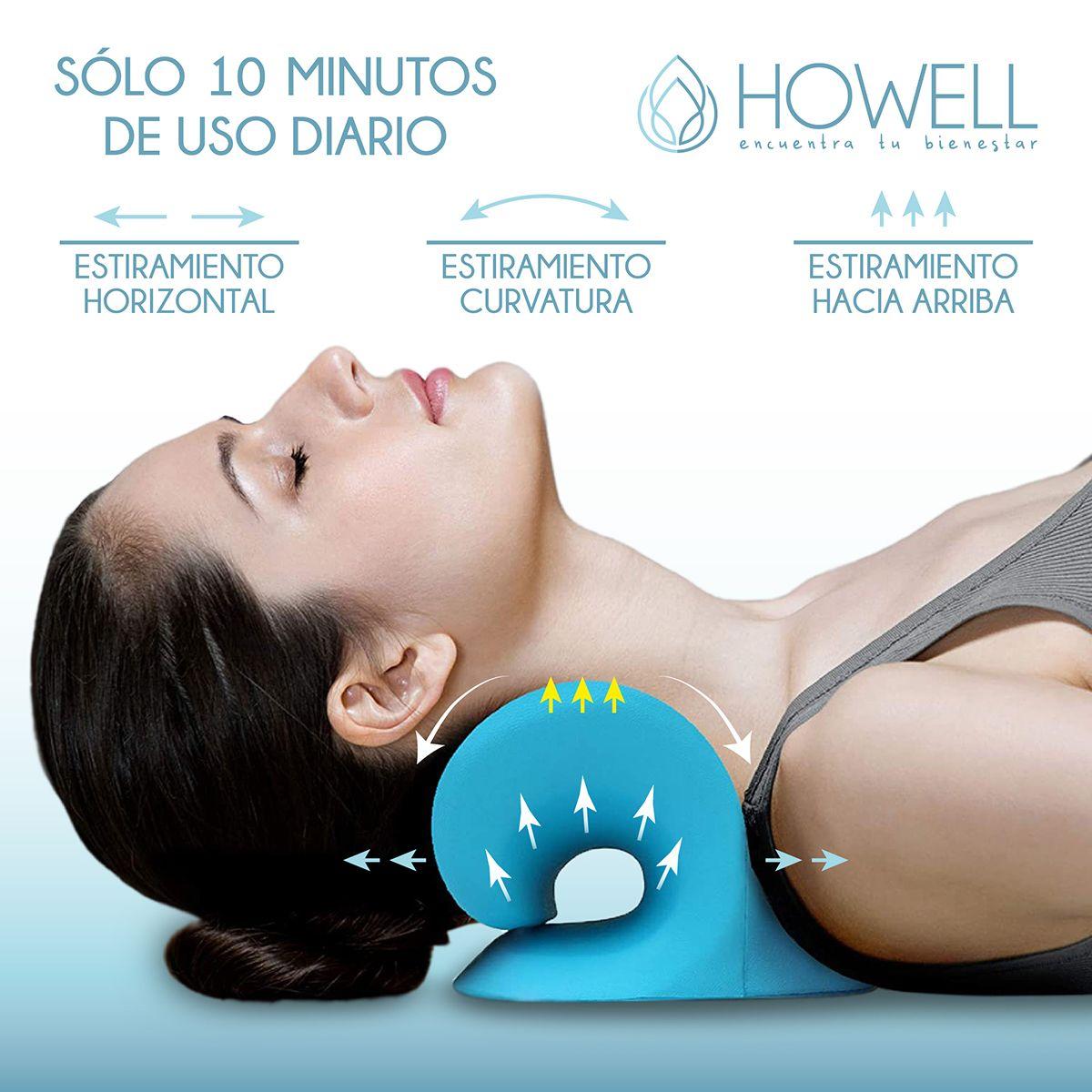 Almohada Tracción Cervical Quiropráctica Relajante Howell-4