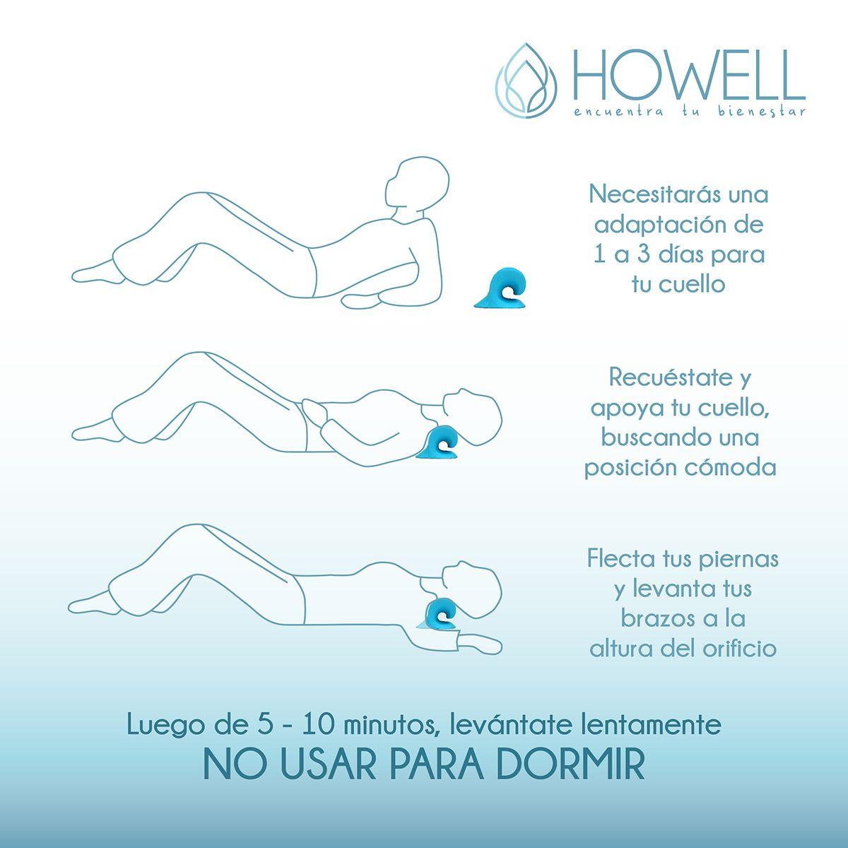 Almohada Tracción Cervical Quiropráctica Relajante Howell-5