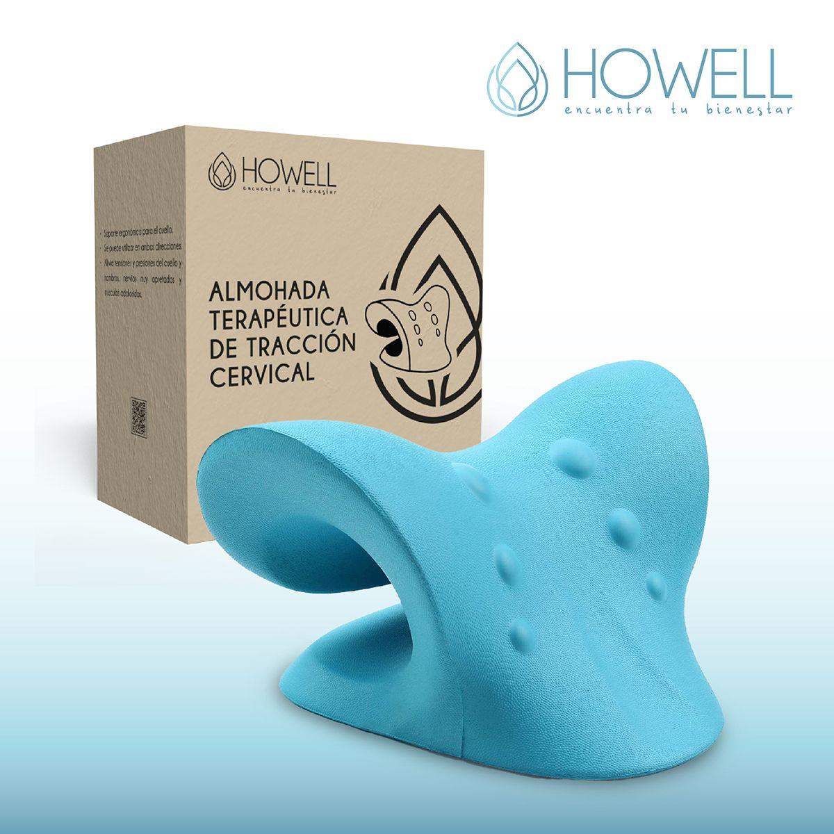 Almohada Tracción Cervical Quiropráctica Relajante Howell-9
