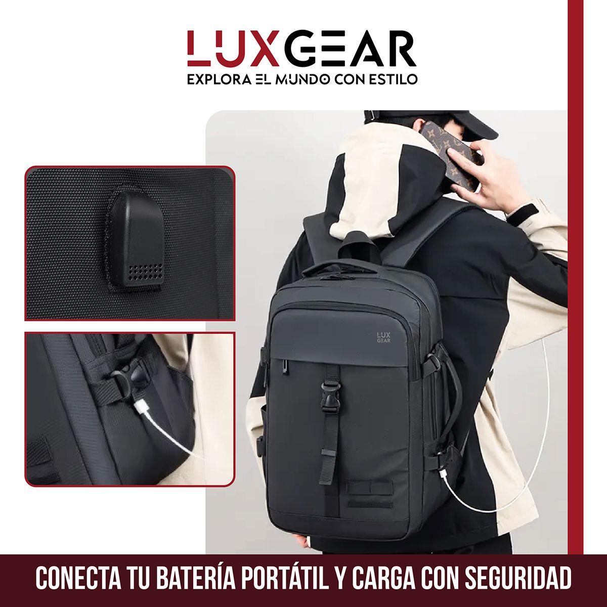 Mochila Notebook 15,6'' Luxgear Luxor Oficina Viaje Imperm-2