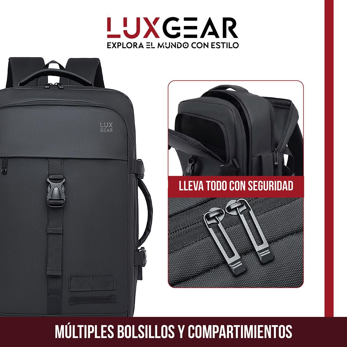 Mochila Notebook 15,6'' Luxgear Luxor Oficina Viaje Imperm-3