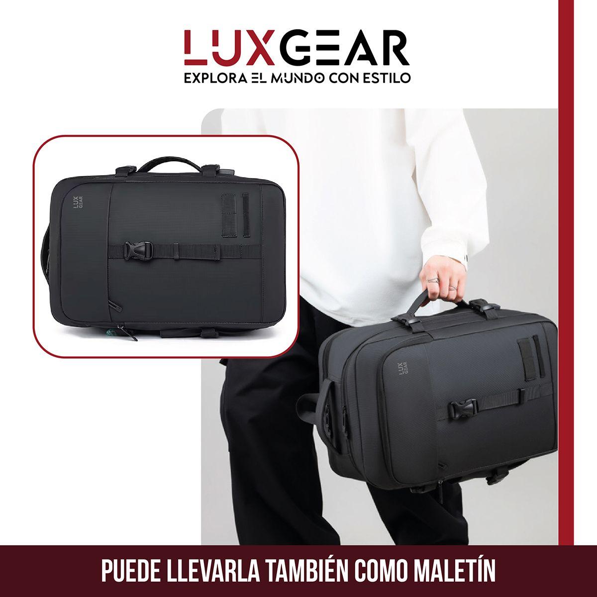 Mochila Notebook 15,6'' Luxgear Luxor Oficina Viaje Imperm-5
