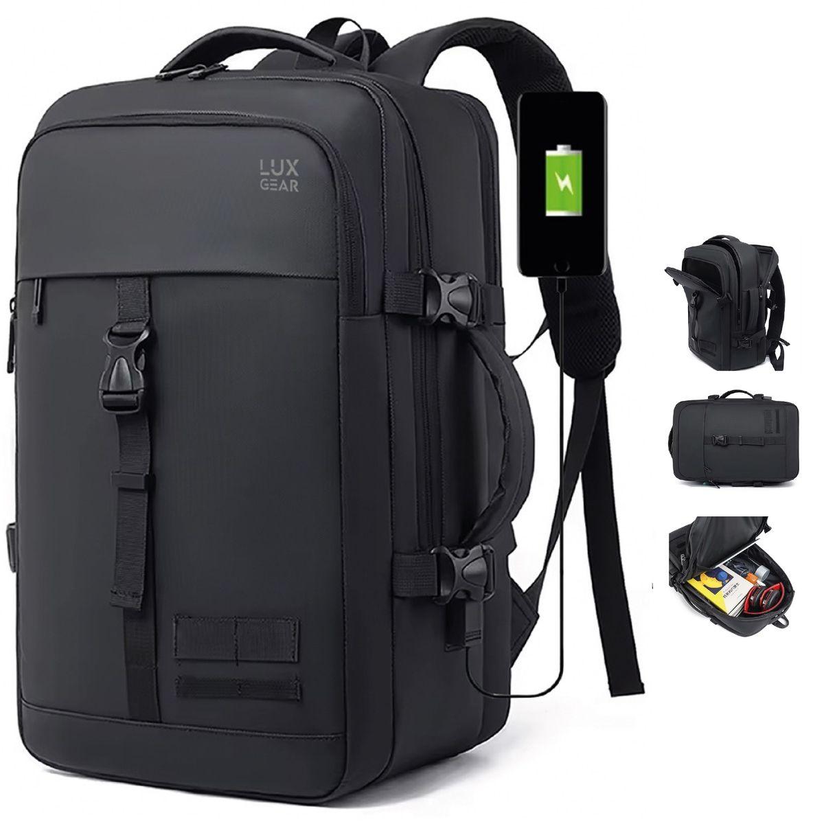 Mochila Notebook 15,6'' Luxgear Luxor Oficina Viaje Imperm-9