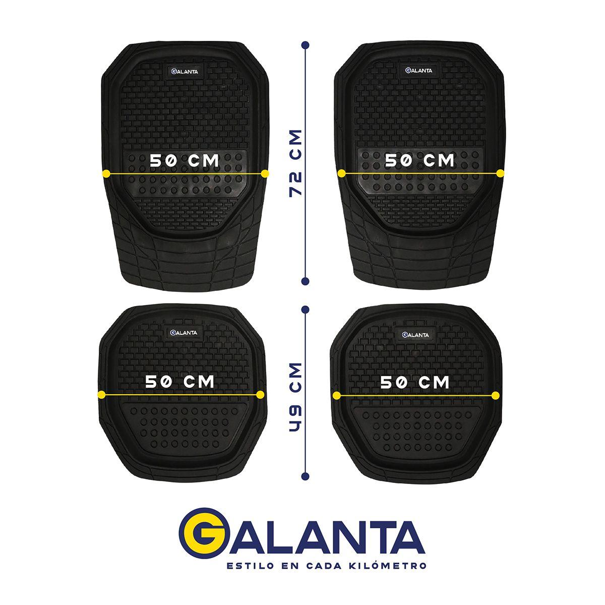 Alfombra 4 Piso de Goma Auto Suv Galanta Universal Ajustable-1