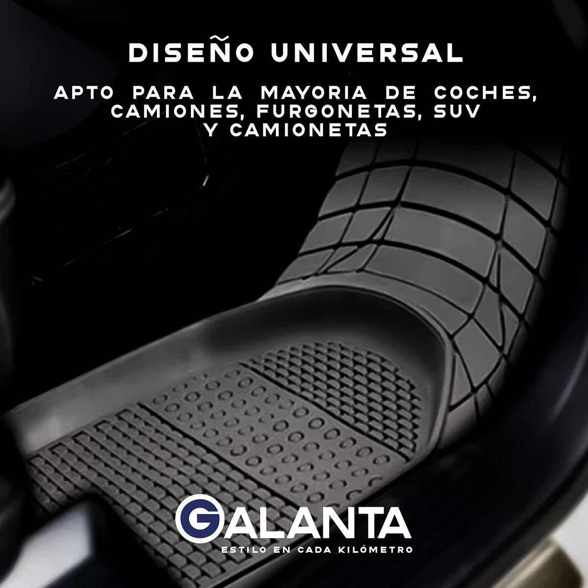 Alfombra 4 Piso de Goma Auto Suv Galanta Universal Ajustable-2