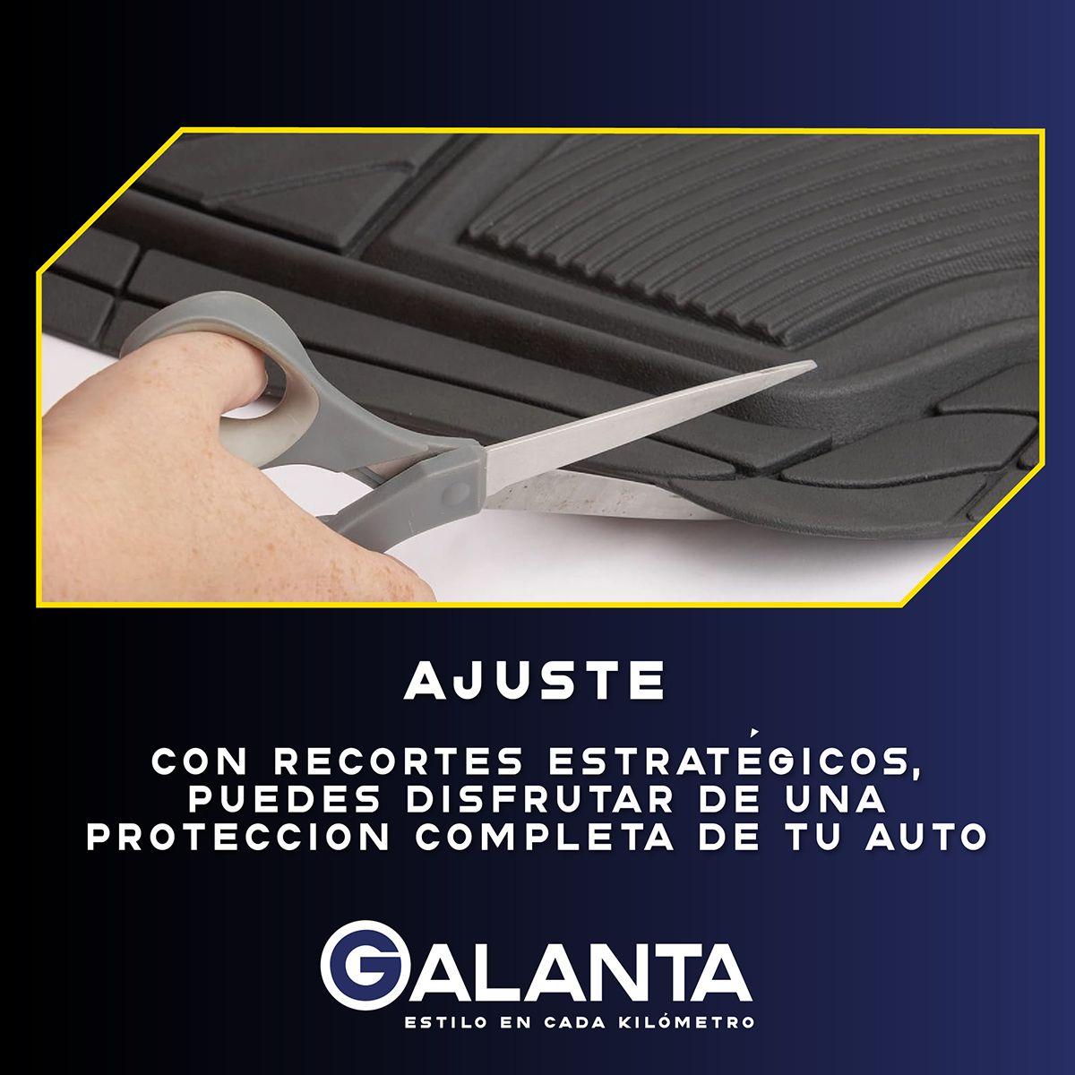Alfombra 4 Piso de Goma Auto Suv Galanta Universal Ajustable-5