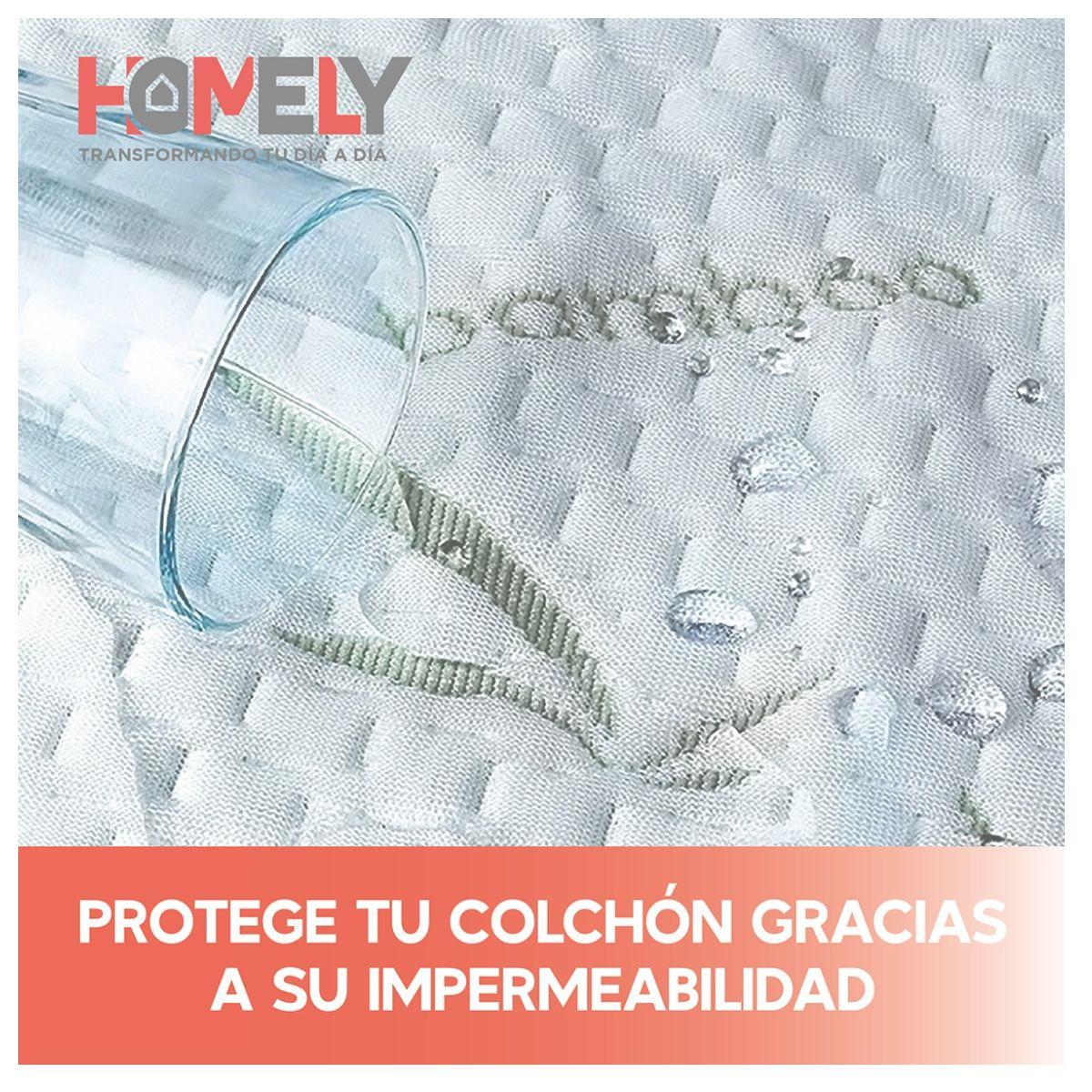 Cubre Colchon Bambu Cobertor Impermeable King-7