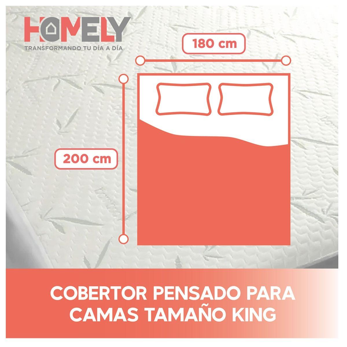 Cubre Colchon Bambu Cobertor Impermeable King-4