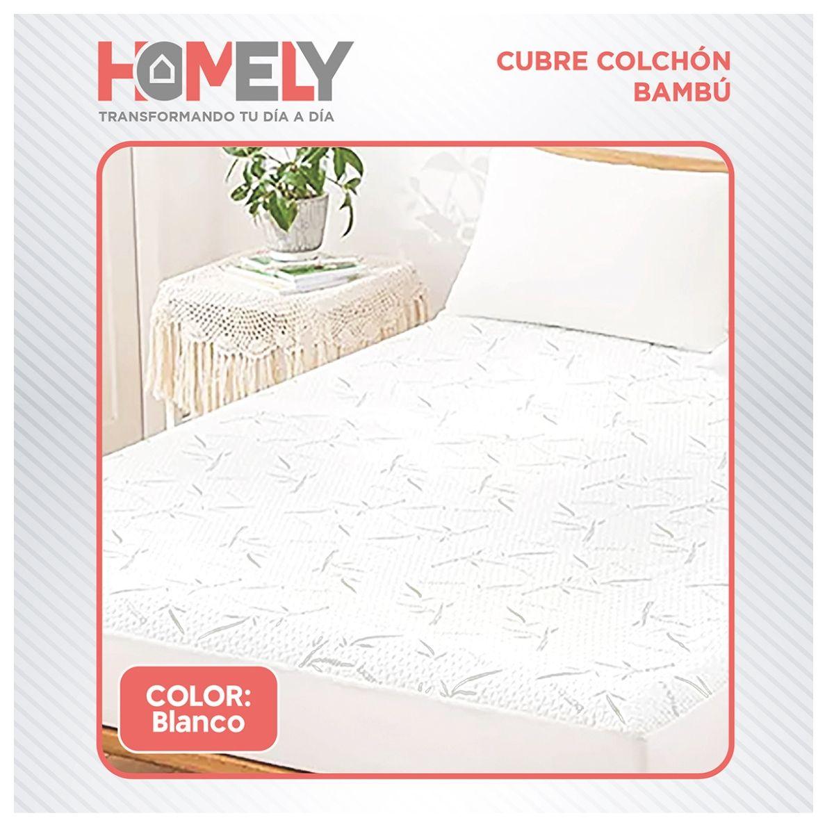Cubre Colchon Bambu Cobertor Impermeable King-8