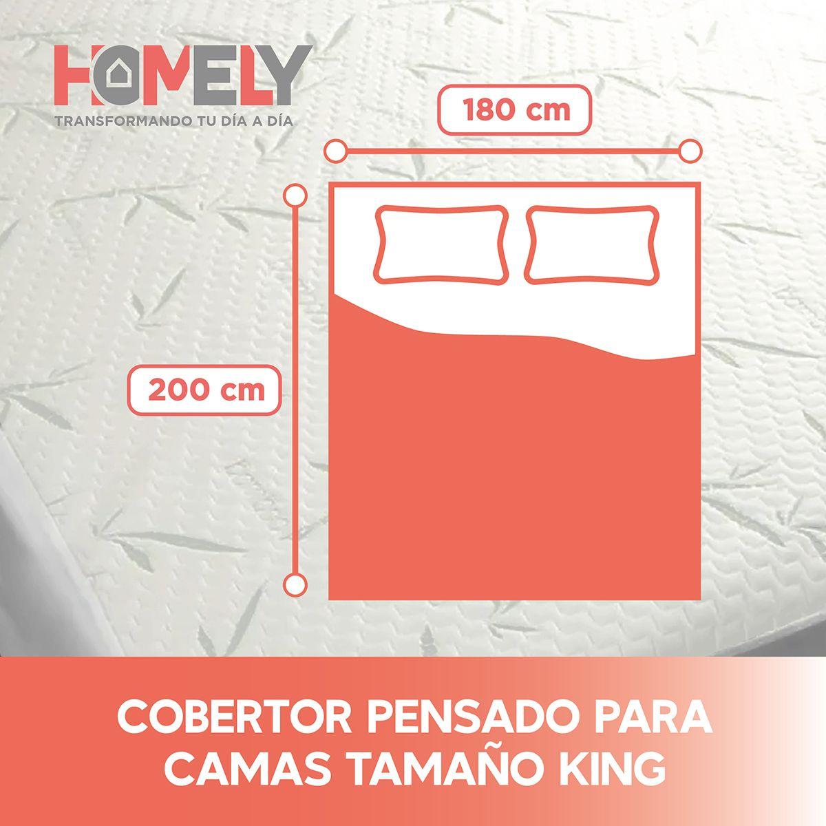 Cubre Colchon Bambu Cobertor Impermeable King-4