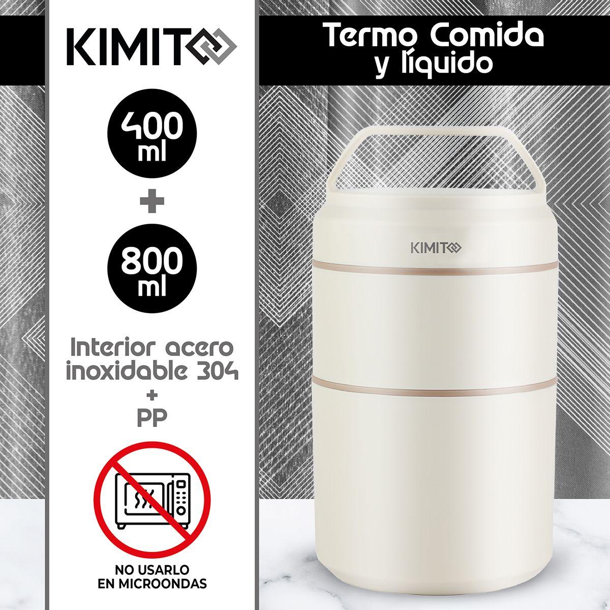Termo de Comida y Líquido 1200 ml Acero-1