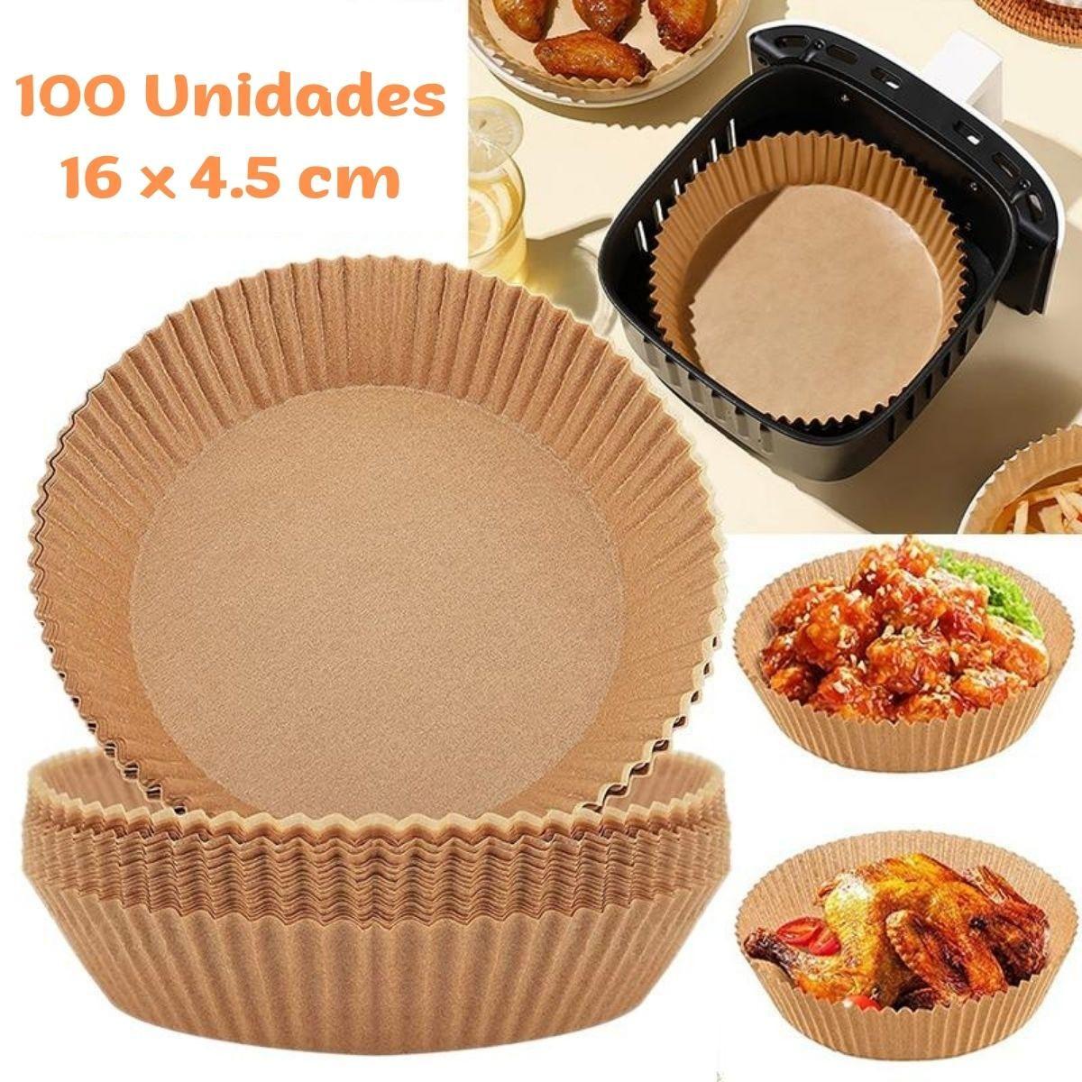 Papel Freidora de Aire Desechable Antiadherente 100 unidades-0