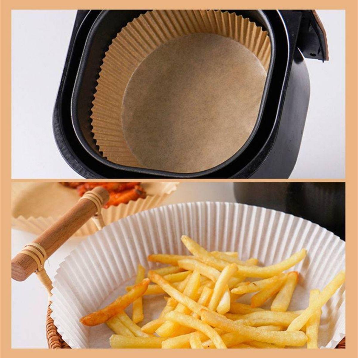 Papel Freidora de Aire Desechable Antiadherente 100 unidades-8