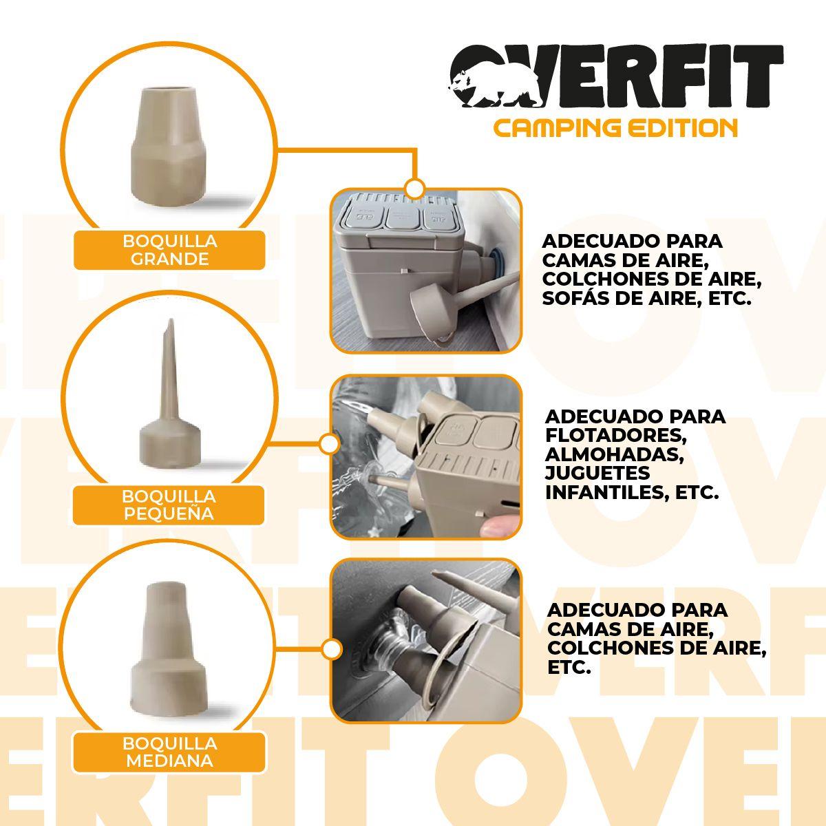 Colchón Inflable Electrico Individual Overfit Bomba Portatil-4