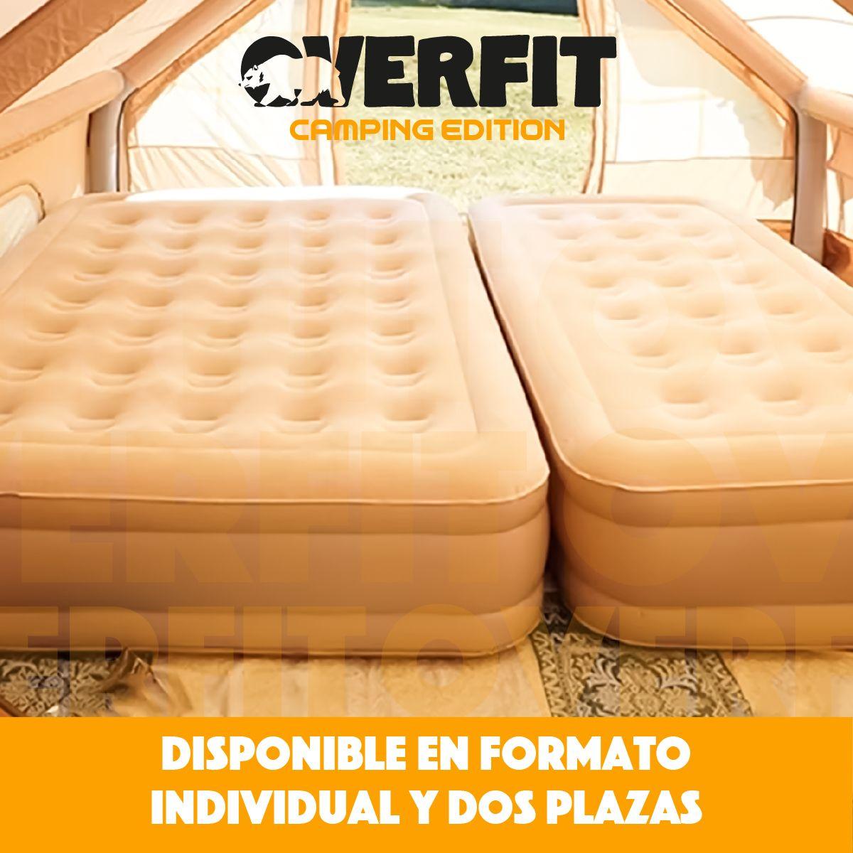 Colchón Inflable Electrico Individual Overfit Bomba Portatil-6