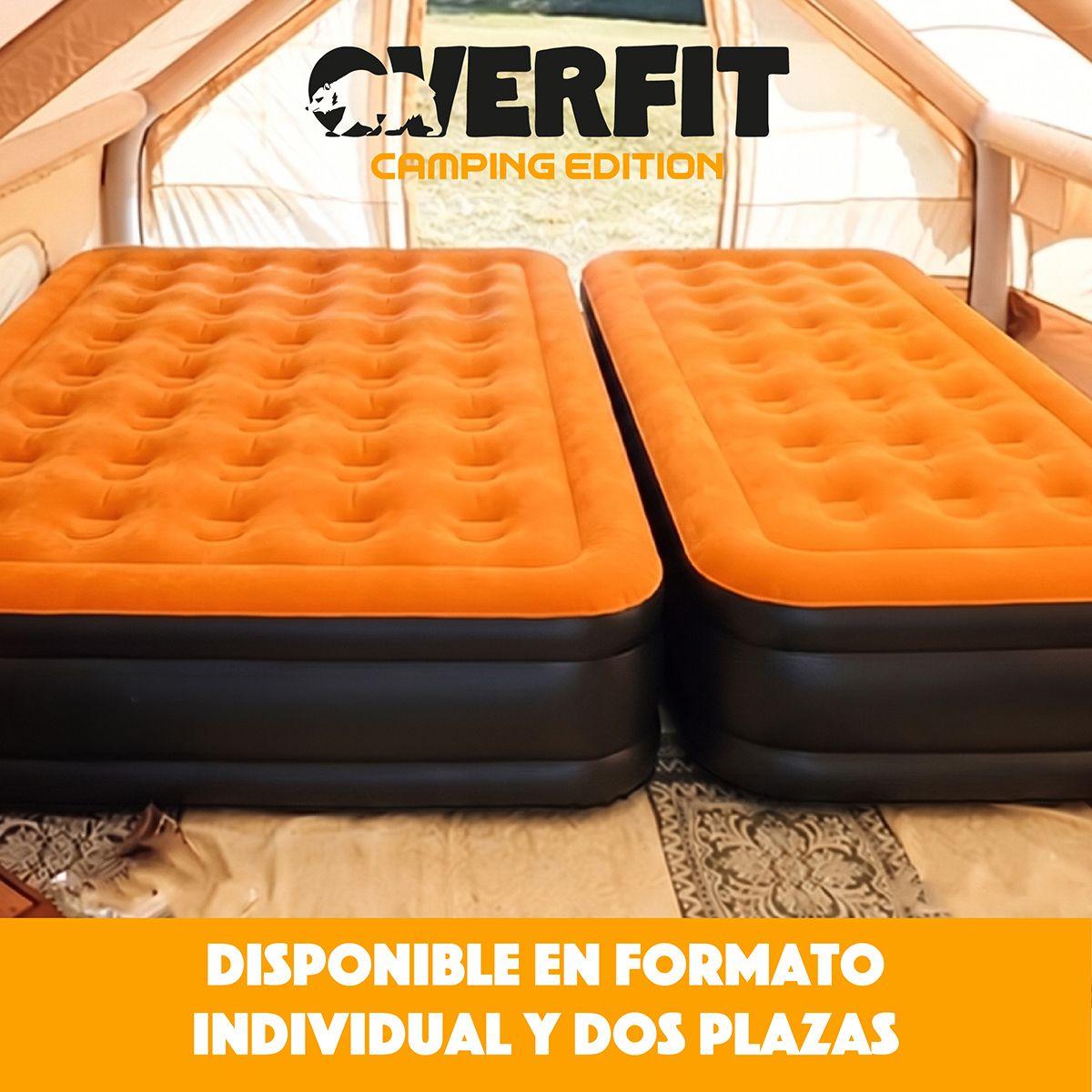 Colchon Inflable Electrico 1.5 Plaza Overfit Bomba Portatil-6