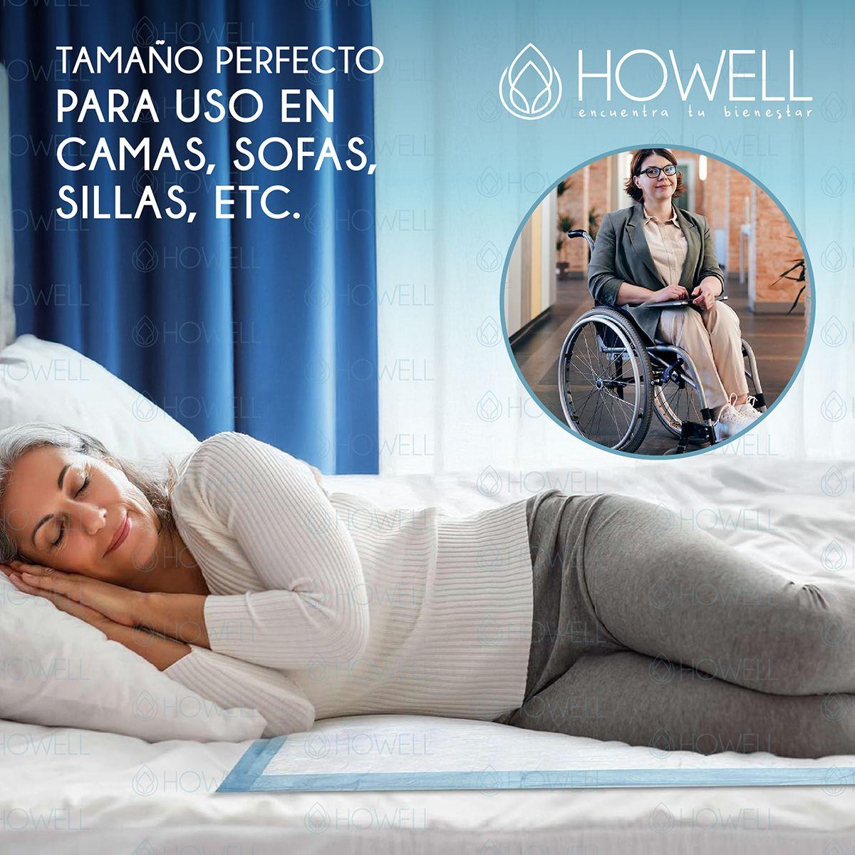 Sabanilla Adulto Protector Cama 90x60cm 40 unidades-6