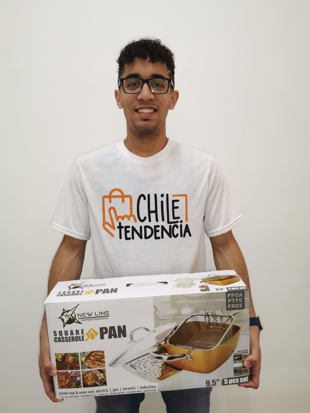 Set Olla De Acero Inoxidable Cacerola Cobre Antiadherente-9