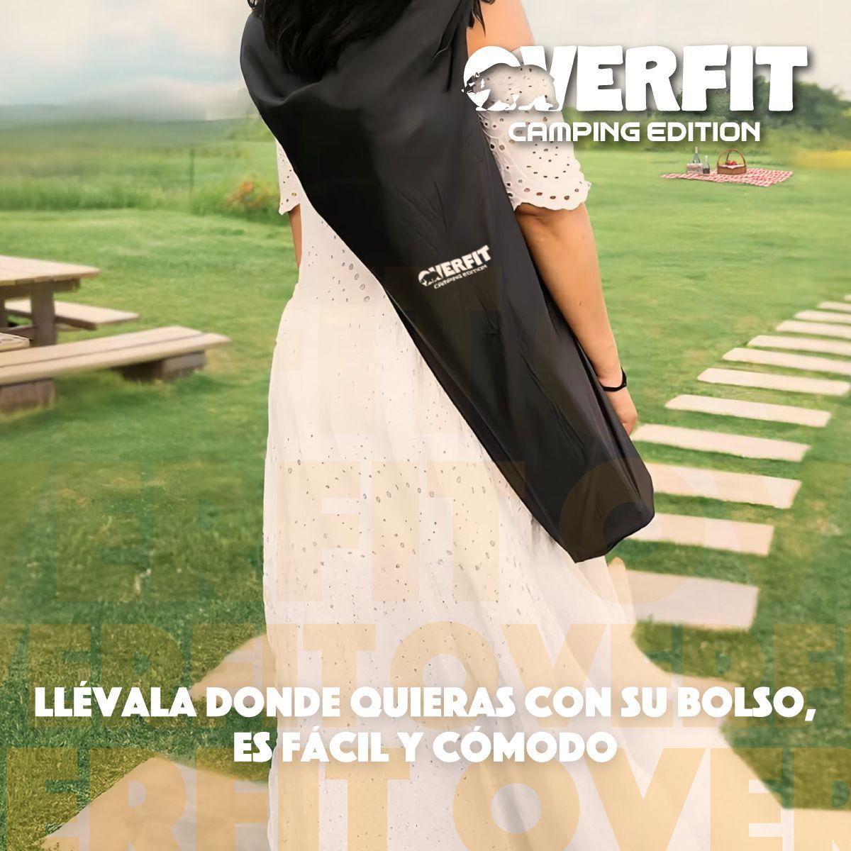 Silla Plegable Exterior Camping Overfit + Bolso Transporte Negro-6