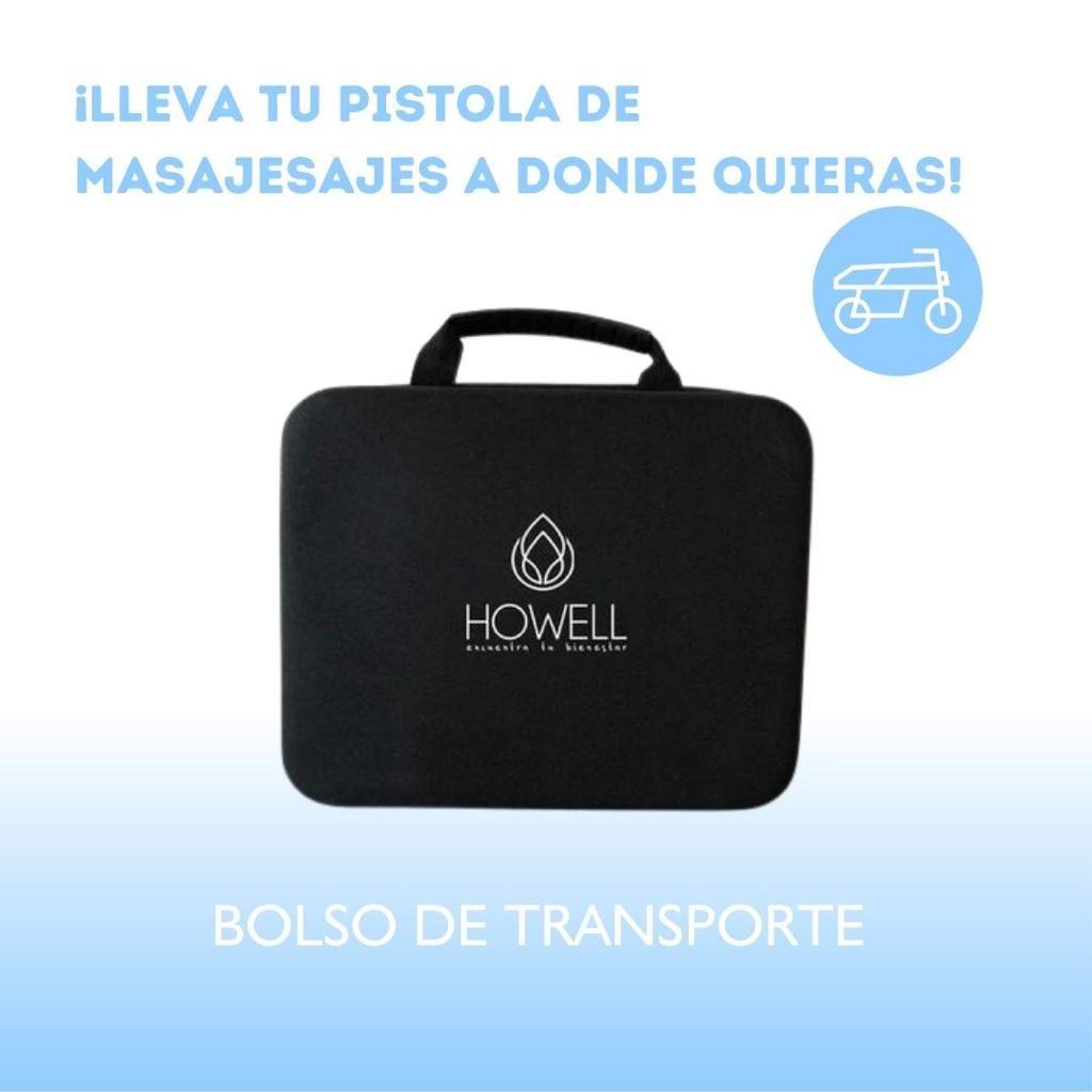 Pistola De Masajes Howell Profesional Masajeador Muscular-6