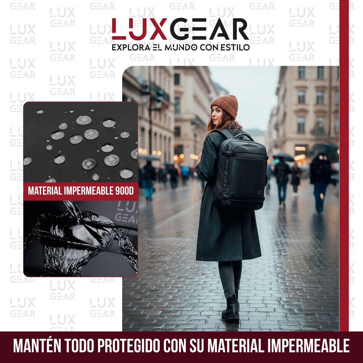 Mochila De Viaje 900D Luxgear Notebook Cabina 28 Litros-3