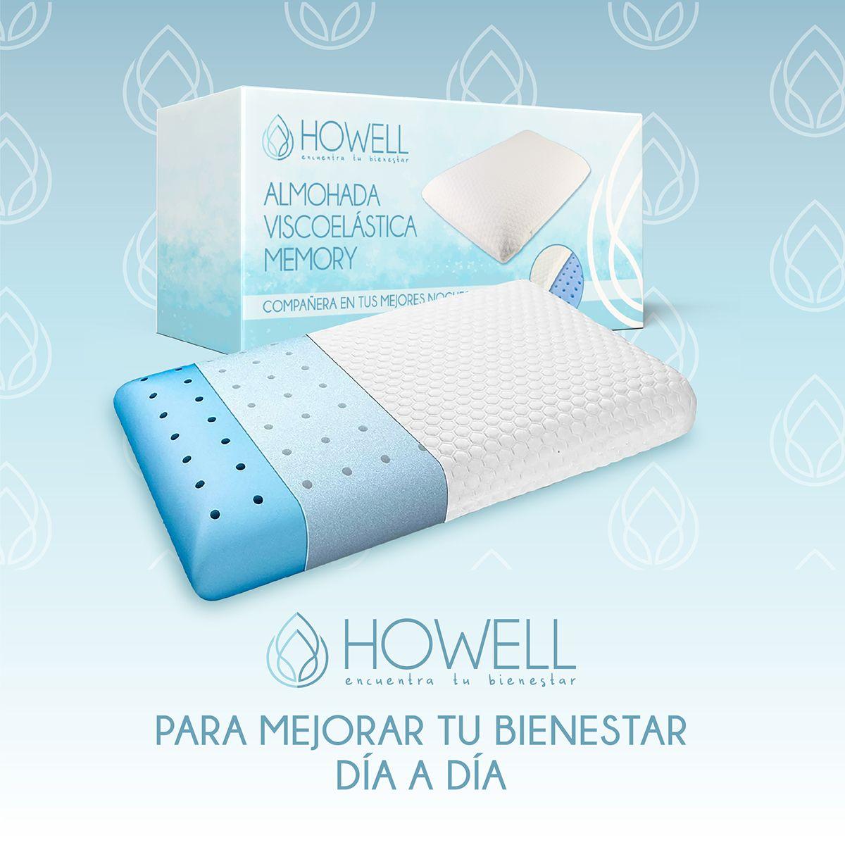 Almohada Viscoelástica Memory Howell Agujeros 40x60cm-9