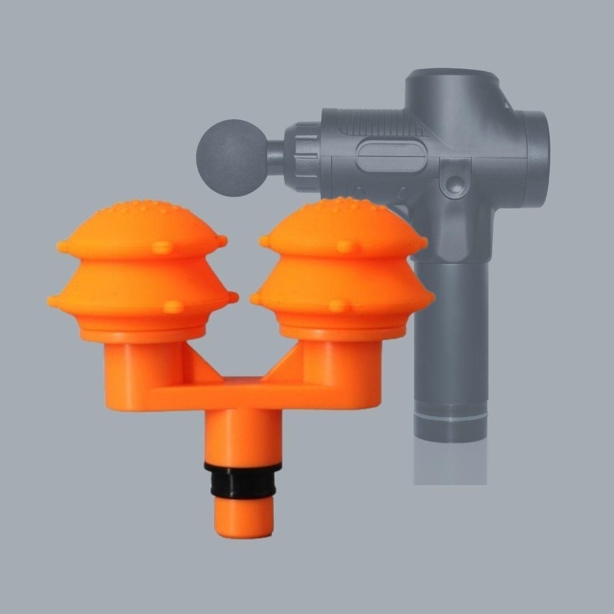 Cabezal Masaejador Espalda Doble Pistola Masajeadora Howell-3