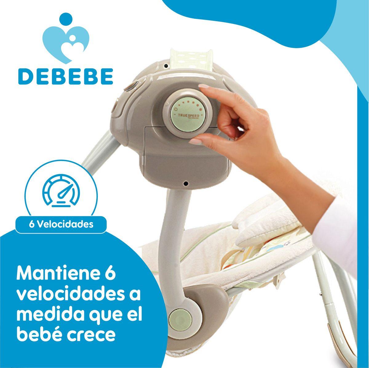 Silla Mecedora Eléctrica Nido BabyNest SwingIt Musica Luces-4