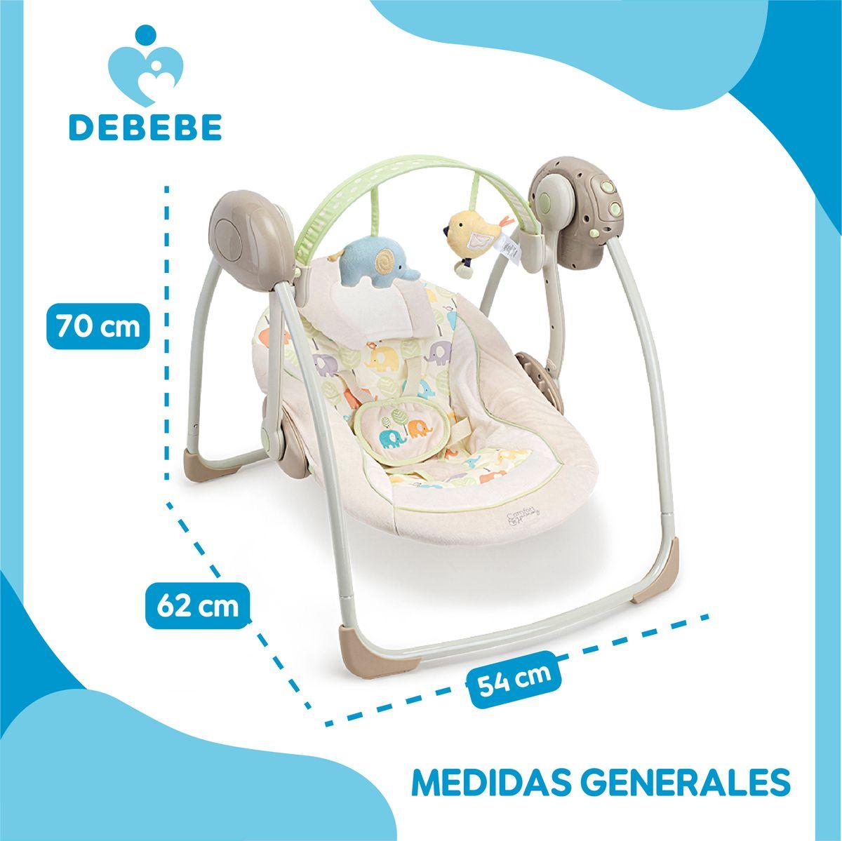 Silla Mecedora Eléctrica Nido BabyNest SwingIt Musica Luces-2