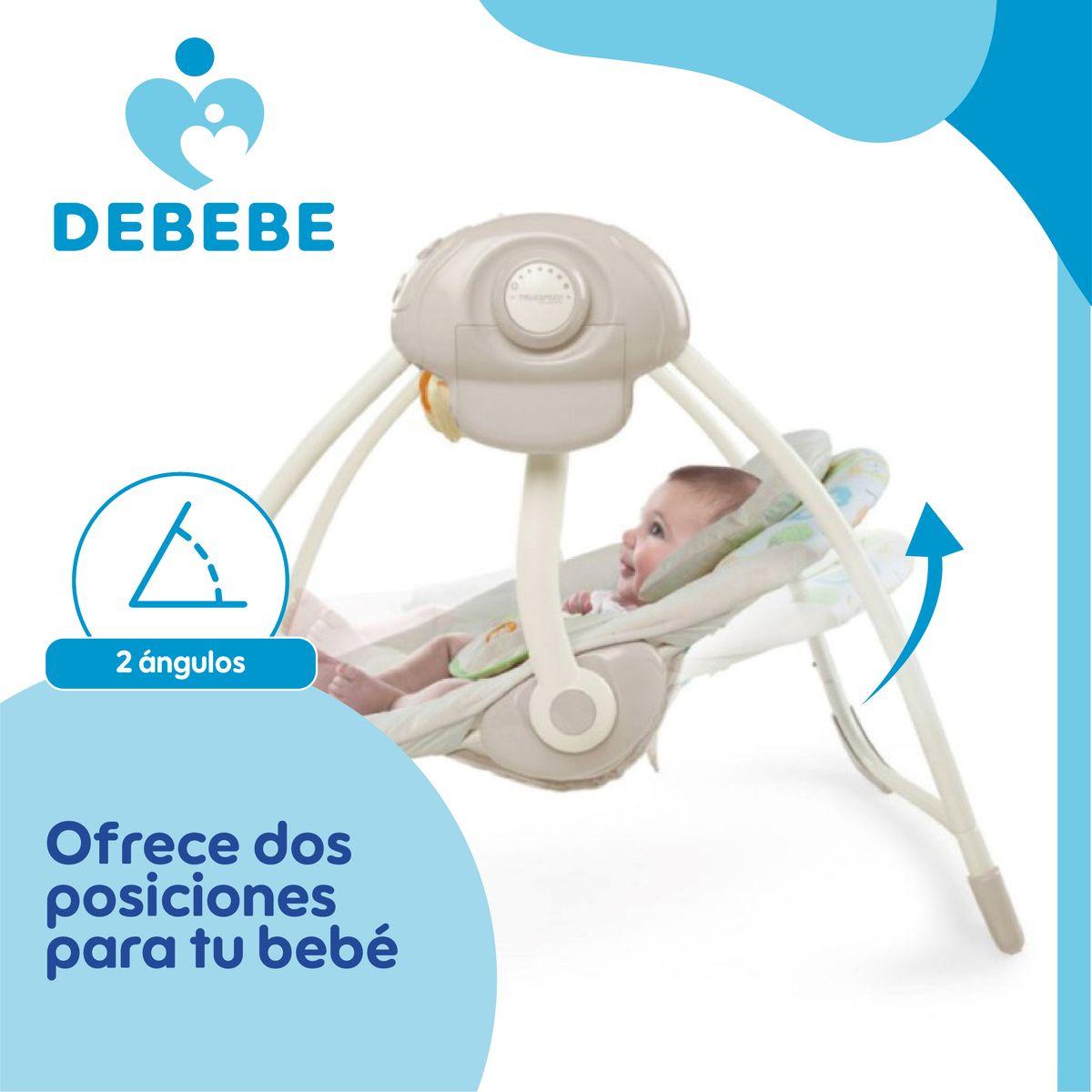 Silla Mecedora Eléctrica Nido BabyNest SwingIt Musica Luces-3