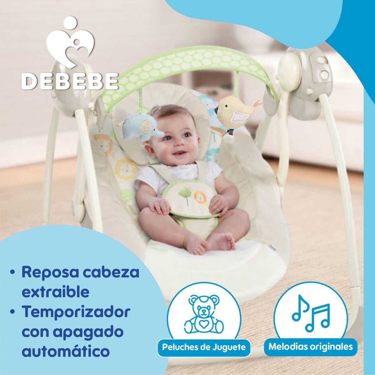 Silla Mecedora Eléctrica Nido BabyNest SwingIt Musica Luces-5