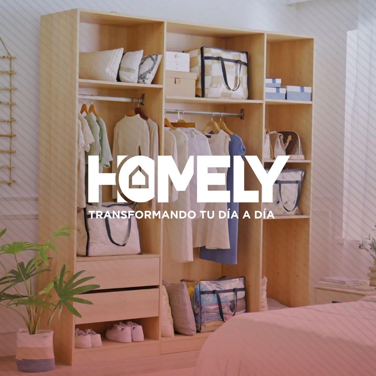 Bolsas Organizadoras Almacenamiento plasticas Homely 40L X4-8