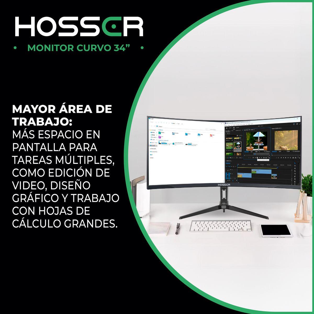 Monitor Gamer Curvo 32 Pulgadas Hosser FHD Gaming Monitor-5
