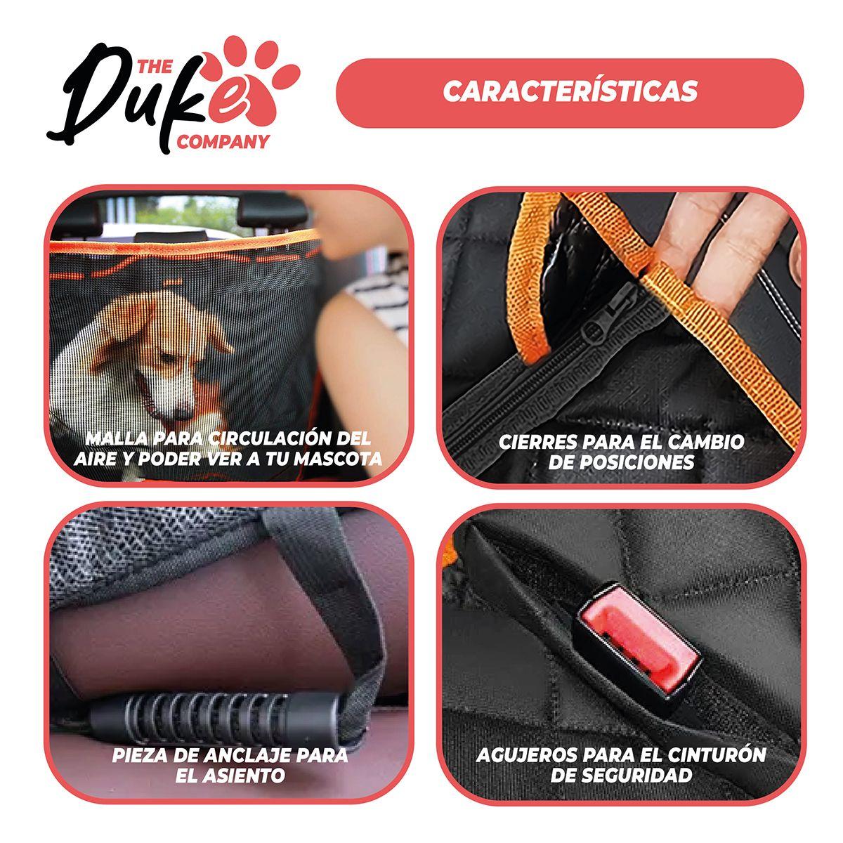 Cubre Asiento Auto Para Mascotas Funda Cobertor Duke 5 en 1-2