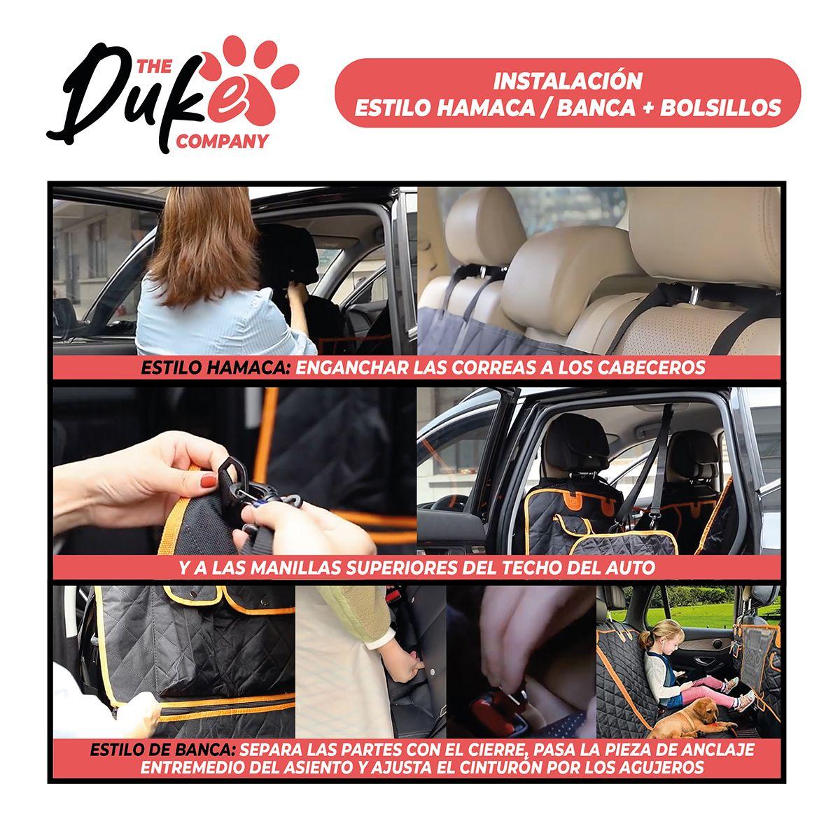 Cubre Asiento Auto Para Mascotas Funda Cobertor Duke 5 en 1-7