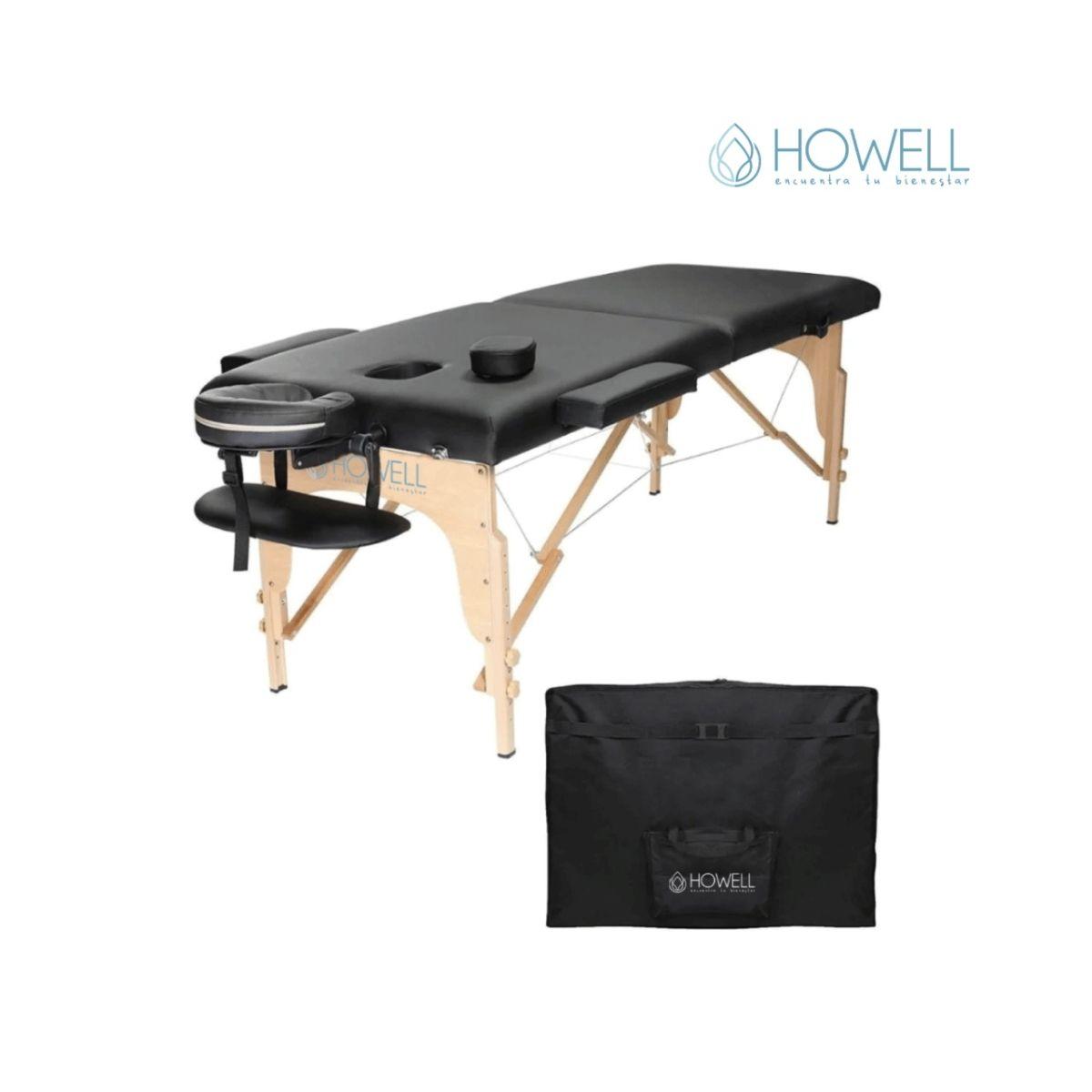 Pack Camilla Masajeadora Howell Portatil + Mini Masajeador-7
