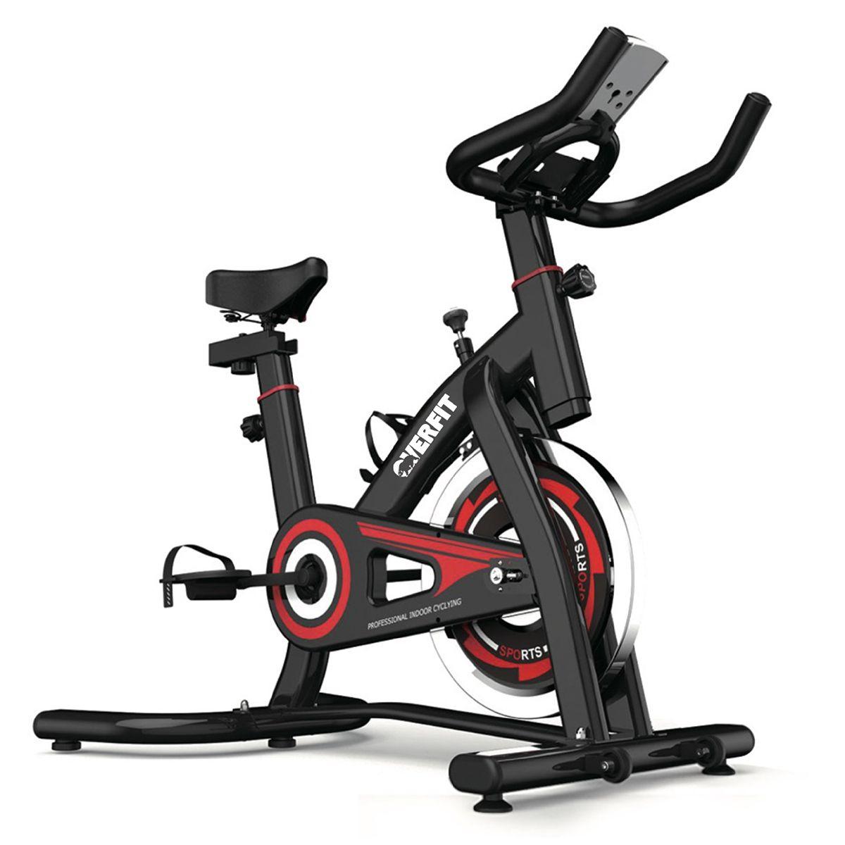 Bicicleta de Spinning Pro Overfit Estática Fitness Gym-0
