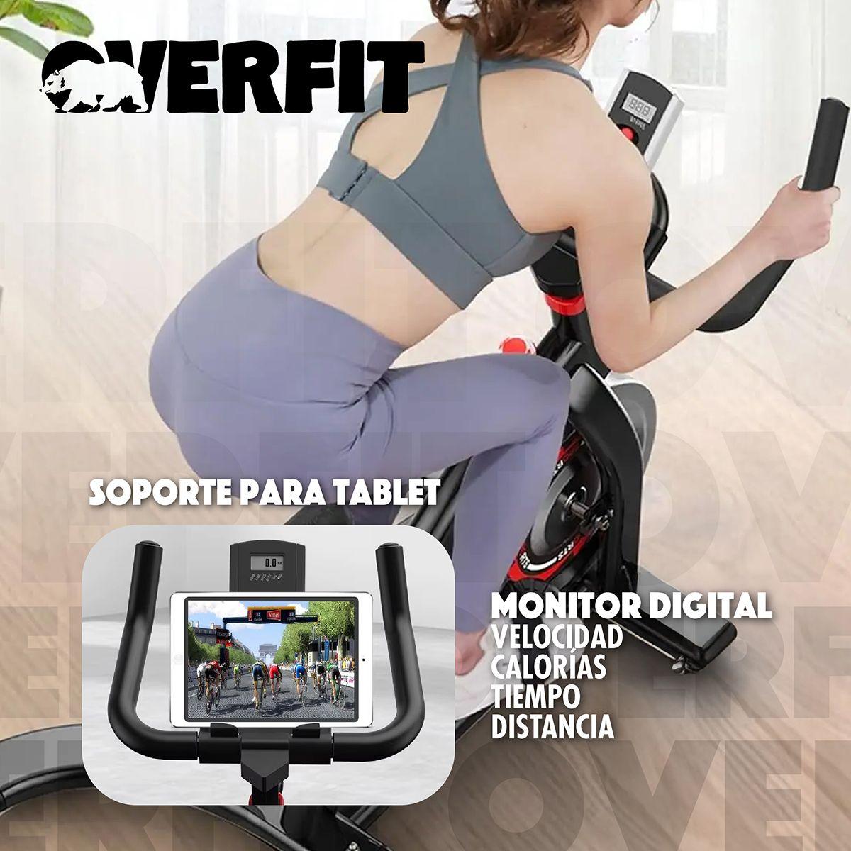 Bicicleta de Spinning Pro Overfit Estática Fitness Gym-6