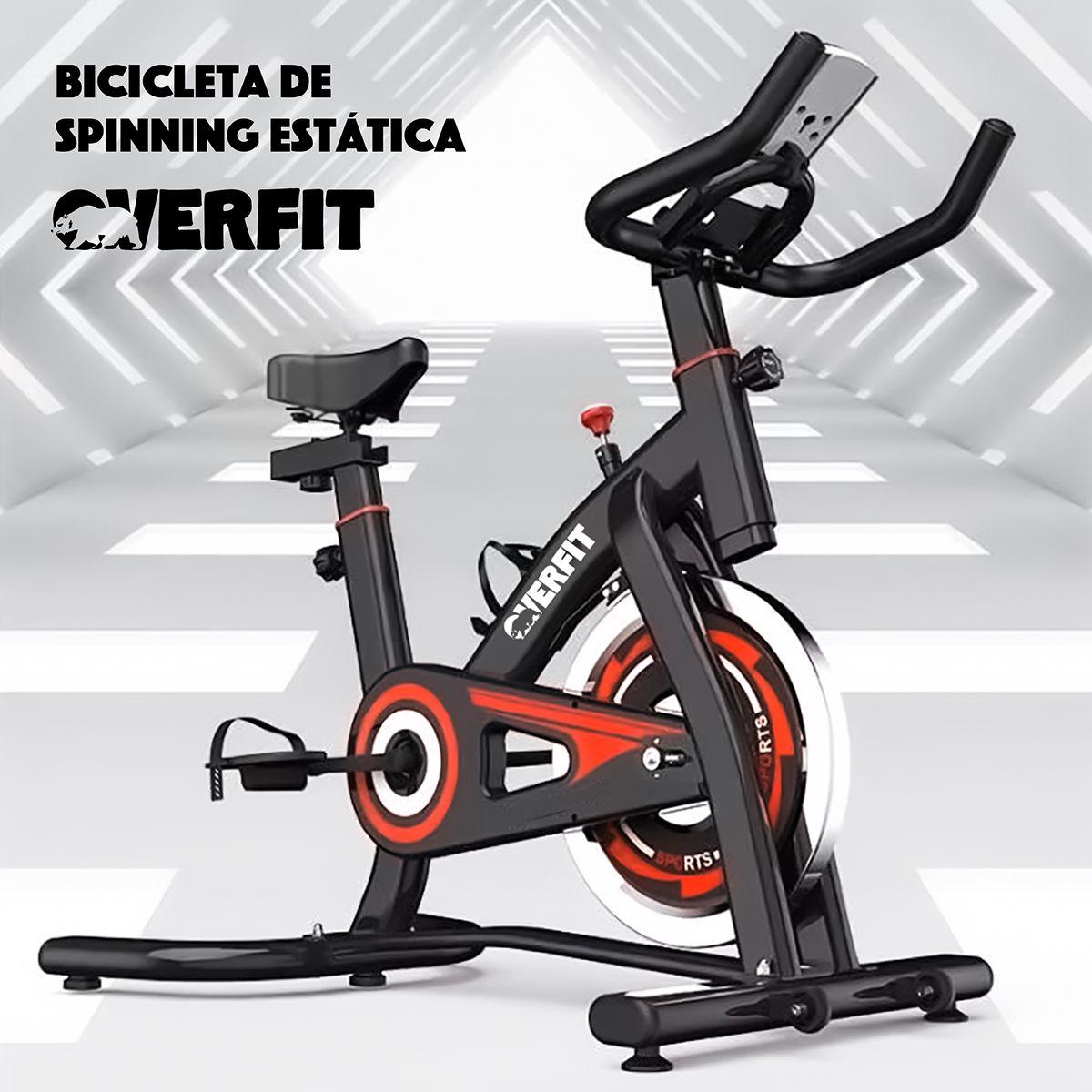 Bicicleta de Spinning Pro Overfit Estática Fitness Gym-7