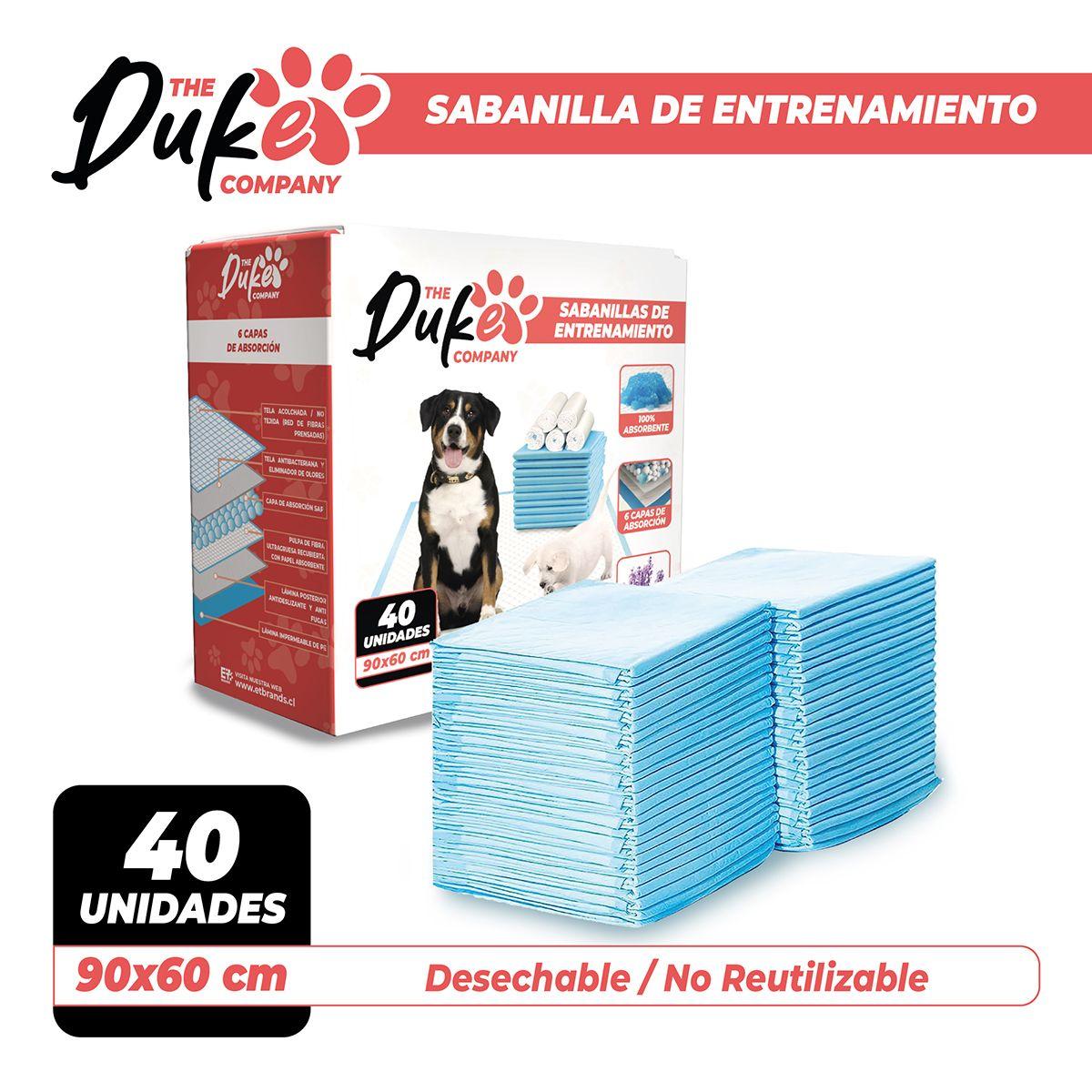 Sabanillas Para Perro 90x60 Duke 6 Capas Aromáticas 40U-6