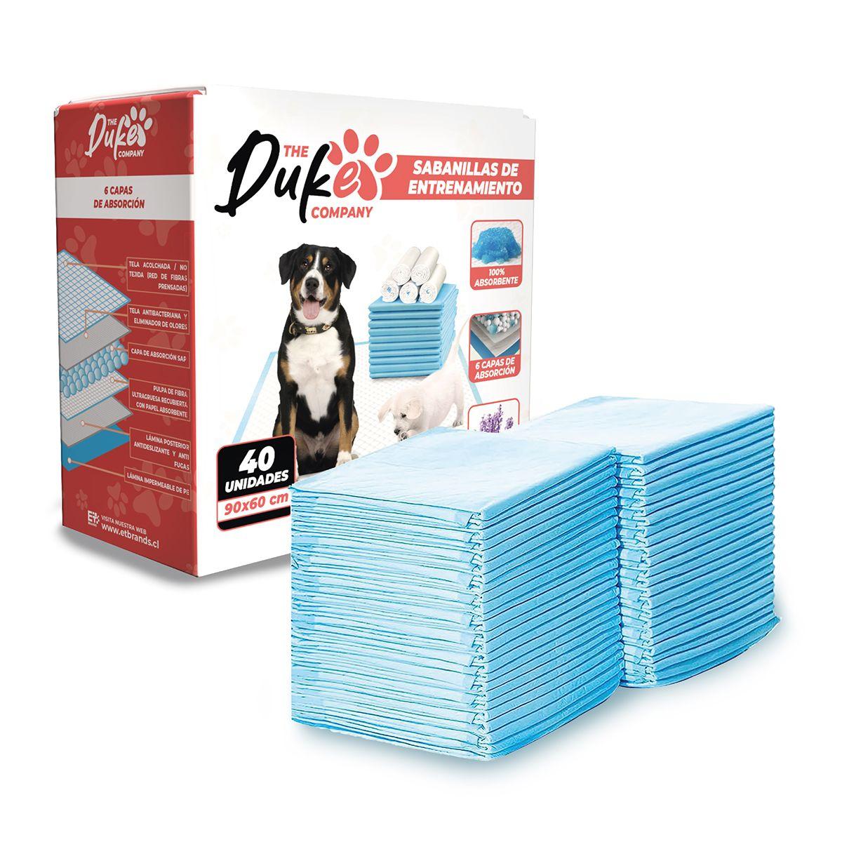 Sabanillas Para Perro 90x60 Duke 6 Capas Aromáticas 40U-8